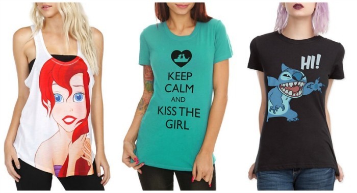 graphic disney tees