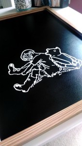 Winnie the Pooh Chalkboard Art