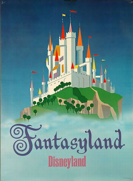 Disneyland Vintage Posters C'mon Get Crafty