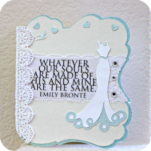 Shabby Chic Wedding Card - C'mon Get Crafty Get Crafty with Cards