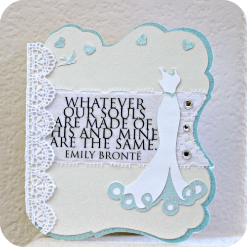 Get Crafty with Cards: Shabby Chic Wedding Card