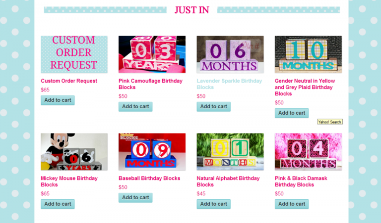 A New Home for Birthday Blocks