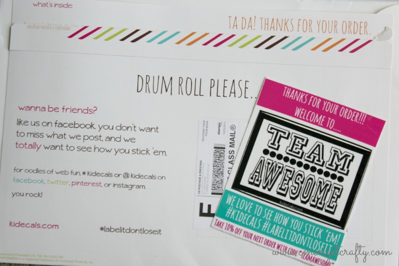 cmongetcraftykidecalsenvelope - C'mon Get Crafty Organizing Craft Storage