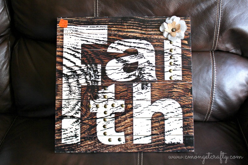 DIY WINTER WOOD SIGN