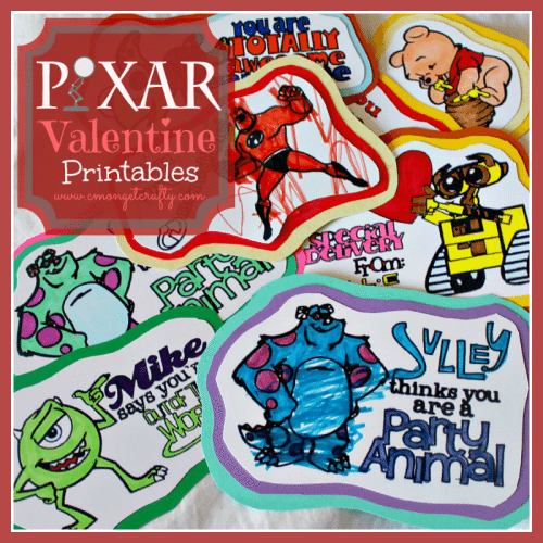 Valentine's Day Pixar Printables