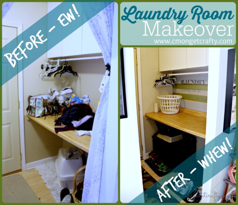 Quick and Frugal Laundry Room Makeover