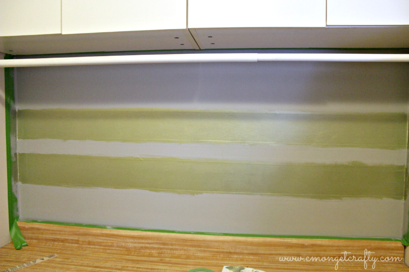 cmongetcraftyfoldingpaintlines - C'mon Get Crafty Even a small mud room or laundry space can be made over pretty!