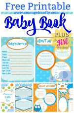 Done For You Adorable Printable Baby Book Pages - Free Download