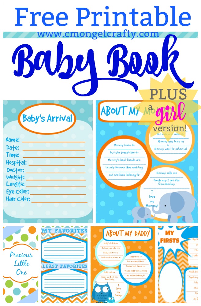 Free Printable Baby Book Templates