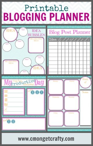 Printable Blogging Planner