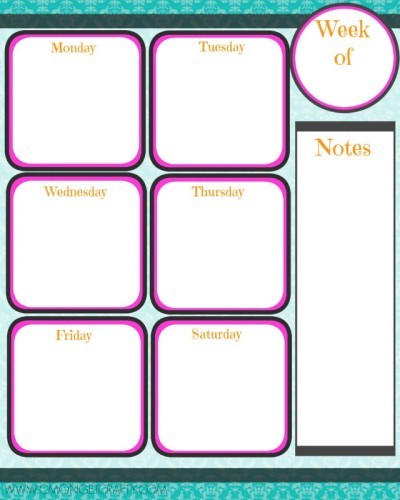 Keeping Organized with My Printable Blogging Planner {and Free Downloads