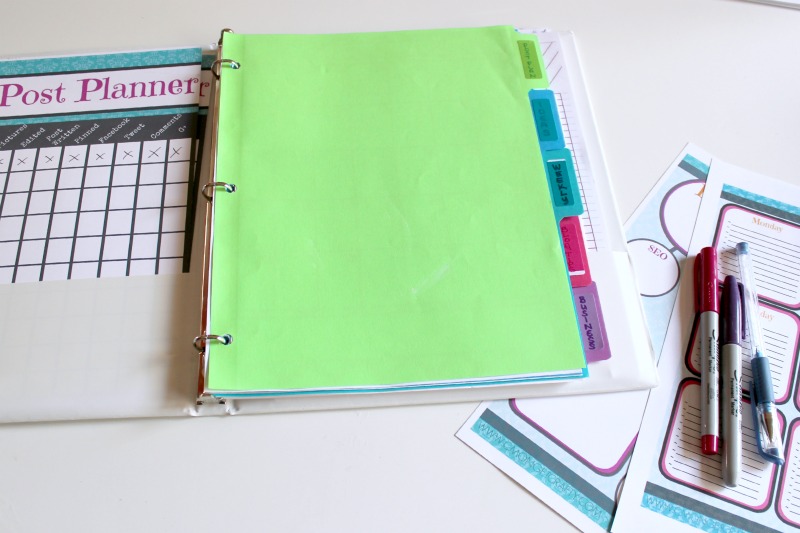 blog planner Printable Blogging Planner - C'mon Get Crafty Printable Blogging Planner