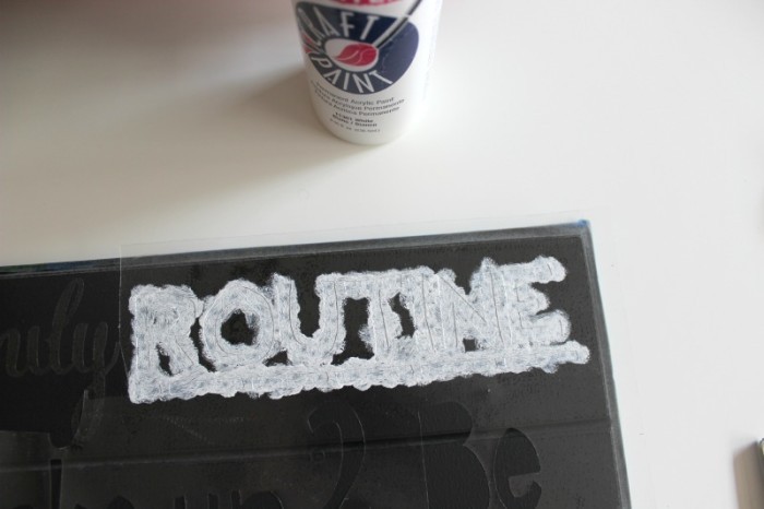 cmongetcrafty - Family Routine Sign 4 - C'mon Get Crafty Awesome Family Sign DIY