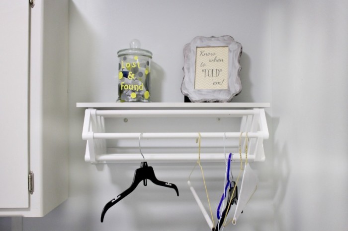 Cmon Get Crafty LRMO 013 - C'mon Get Crafty Organize your laundry room with these easy fixes! A little paint and some small changes make a mudroom makeover you'll love!