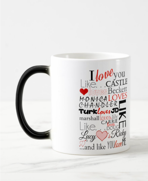 Zazzle coffee Mug - C'mon Get Crafty White Coffee Mug with red and black lettering