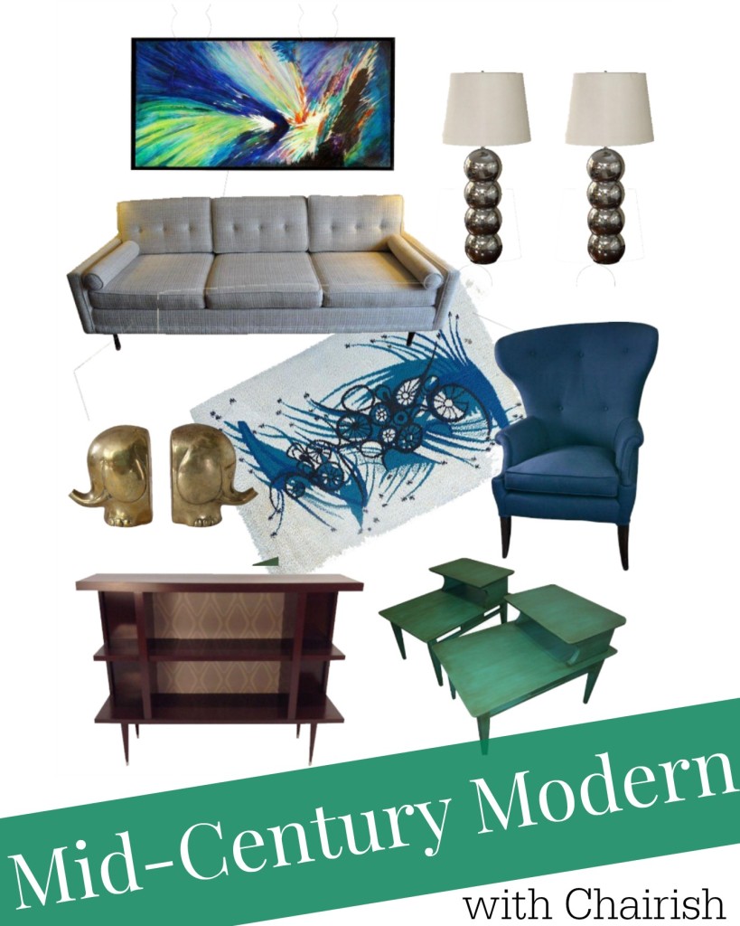 Mid-Century Modern Mix and Match Style Challenge with Chairish