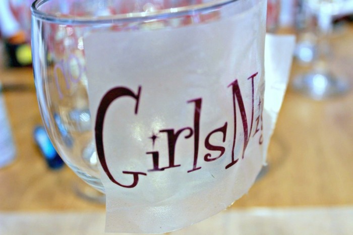 Cmon Get Crafty Girls Night Glass 03 - C'mon Get Crafty Girls Night Wine Glass Craft