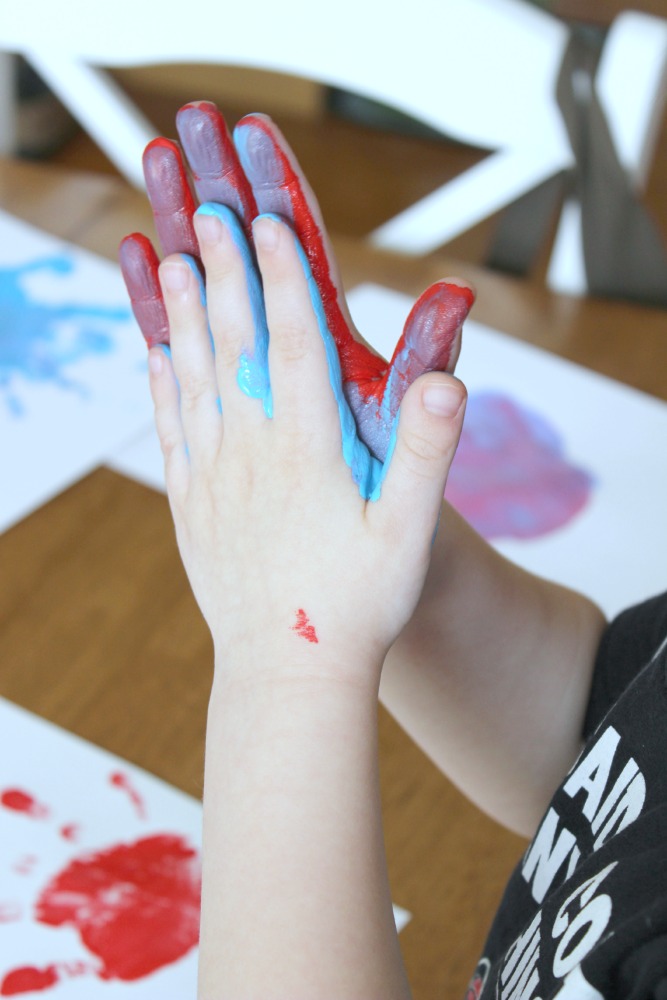 C'mon Get Crafty Soufeel 07 - C'mon Get Crafty Handprint bouquet