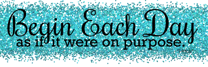 Hitch Word Art Glitter - C'mon Get Crafty Motivational Movie Quotes