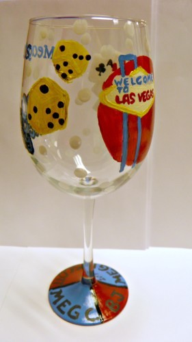 Girls Night Wine Glass Craft