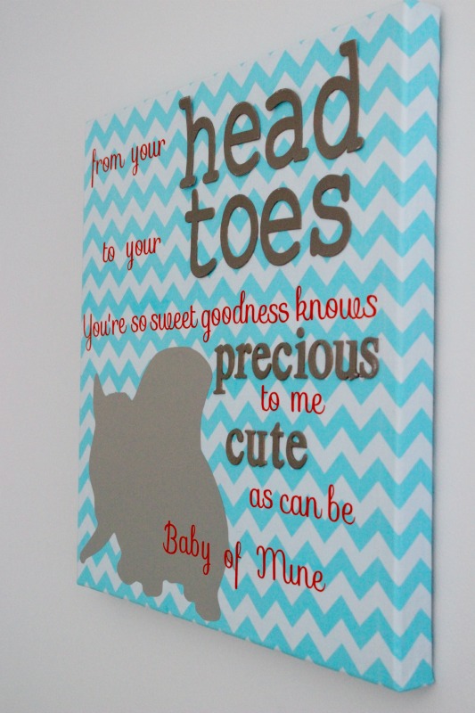 Orange & Teal Nursery Reveal