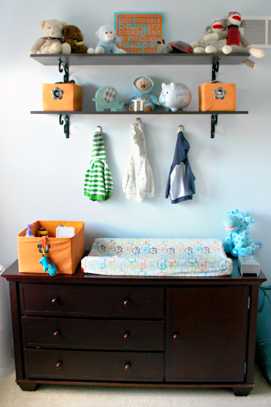 Orange & Teal Nursery Reveal