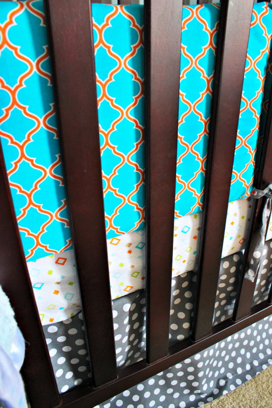 Orange & Teal Nursery Reveal