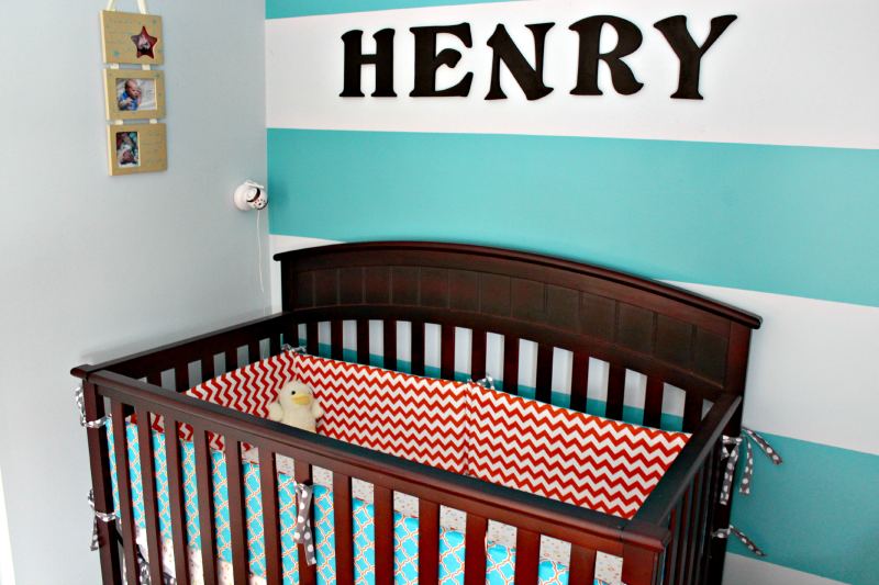 Orange & Teal Nursery Reveal