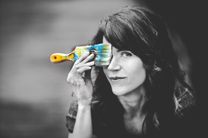 Coffee Table turned Ottoman