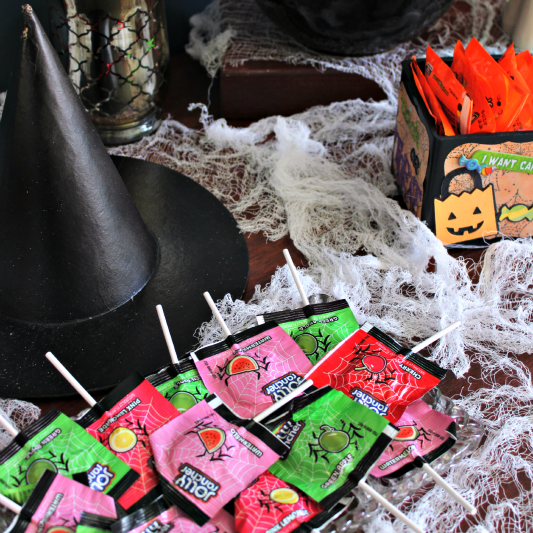 Make A DIY Halloween Candy “Bar” {Great for Parties!}