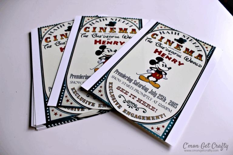 Host the Ultimate Disneyland Themed Birthday { with Printable Invitations!}