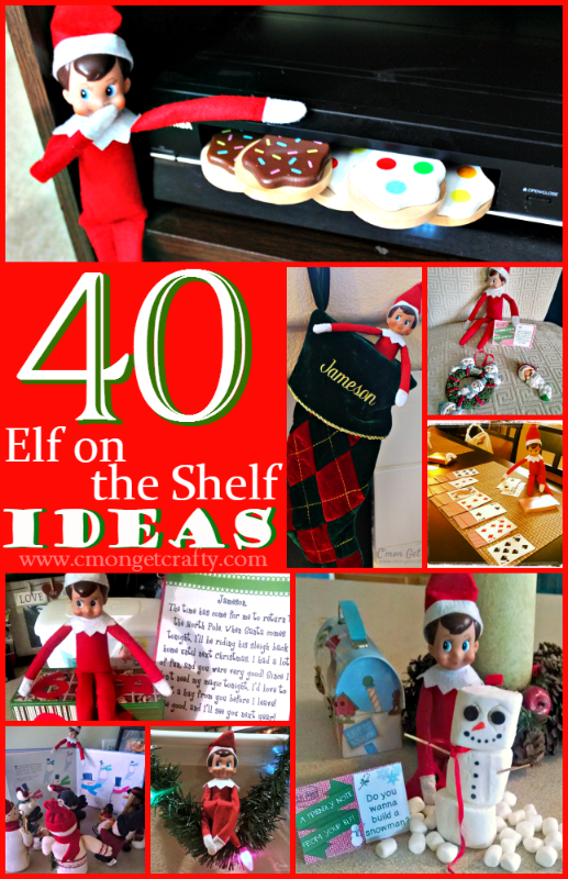 Elf on the Shelf Ideas - Plenty of fun ideas for your Elf this season! Links to printables as well!