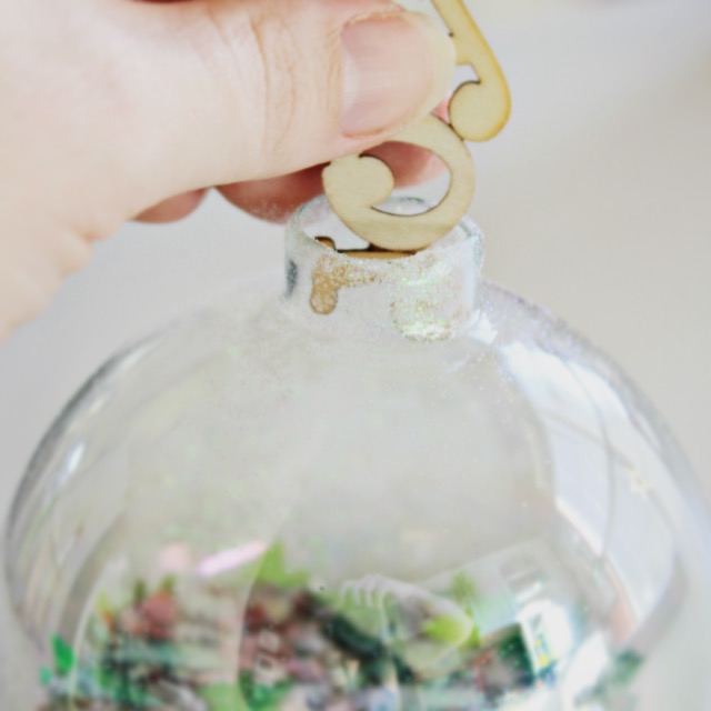 Secret Message Ornament: 2015 Ornament Exchange