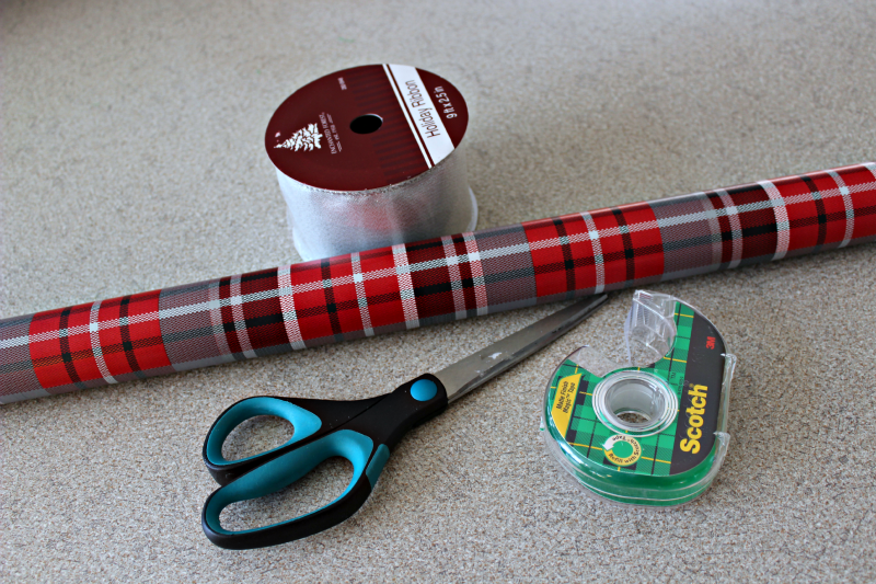 Use wrapping paper to decorate with