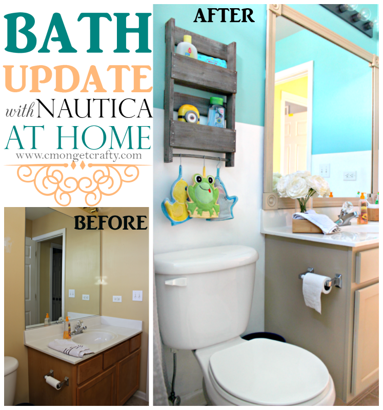 CGC Nautica PIN - C'mon Get Crafty Bathroom Update with Paint