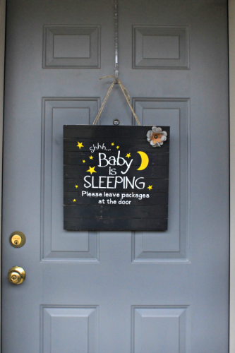 CGC Baby Sleeping Sign