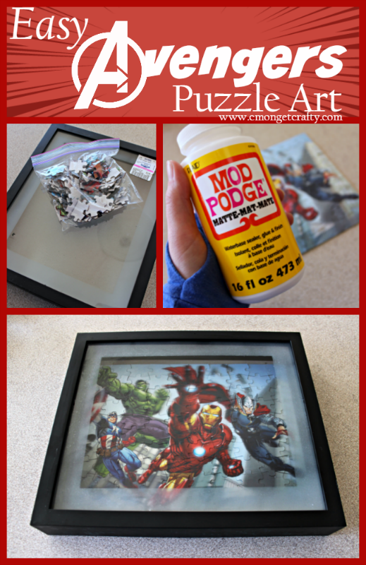 CGC Easy Avengers Art 09 - C'mon Get Crafty Turn Puzzles into Art