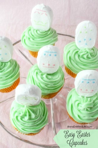 Peeps Eggs Cupcakes