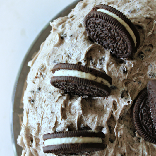 OREO Buttercream Frosted Chocolate Cake