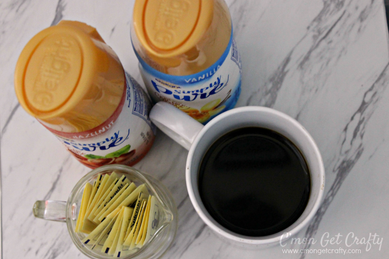 CGC Intl Delight Pure WM 04 - C'mon Get Crafty Make healthy choices all week by starting off with a cup of coffee and a menu plan! #IDSimplyPure #ad