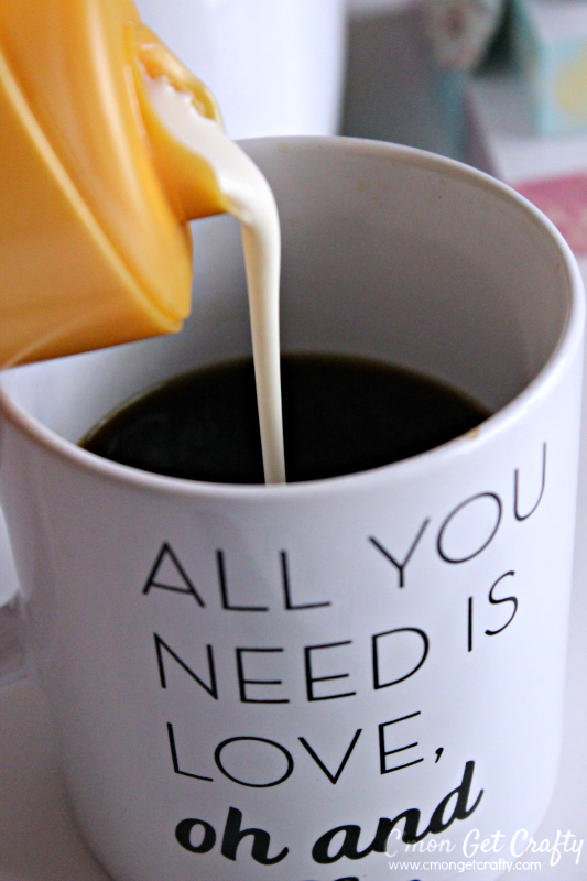 CGC Intl Delight Pure WM 07 - C'mon Get Crafty Make healthy choices all week by starting off with a cup of coffee and a menu plan! #IDSimplyPure #ad