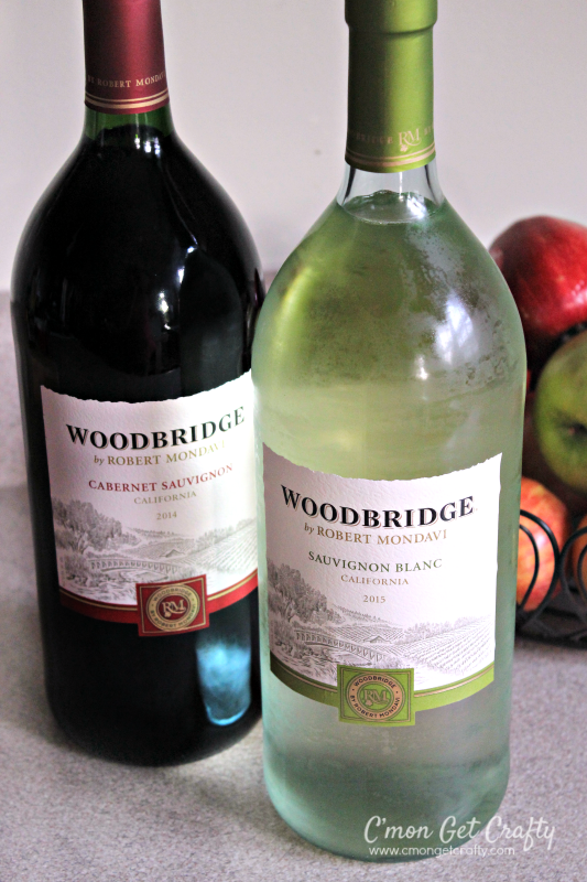 CGC Woodbridge Summer 04 WM - C'mon Get Crafty Msg4 21+ It is so easy to throw together this DIY cutting board server and have a custom piece for your next party! Display assorted cheeses, fruit, and crackers on top and pair with some delicious wine for instant party fare! #VinoBlockParty #ad