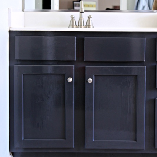Painted Bath Vanity: Fab Furniture Flippin’ Contest