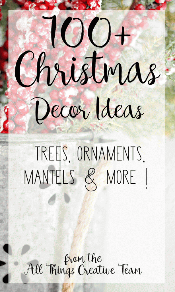 - C'mon Get Crafty 100 Christmas Decor Ideas