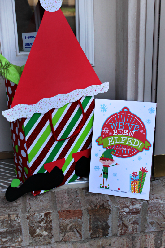 elf-basket - C'mon Get Crafty Start a fun new tradition this season and pay it forward by "elfing" your friends and neighbors! Make your own elf basket for some added cheer with this tutorial!