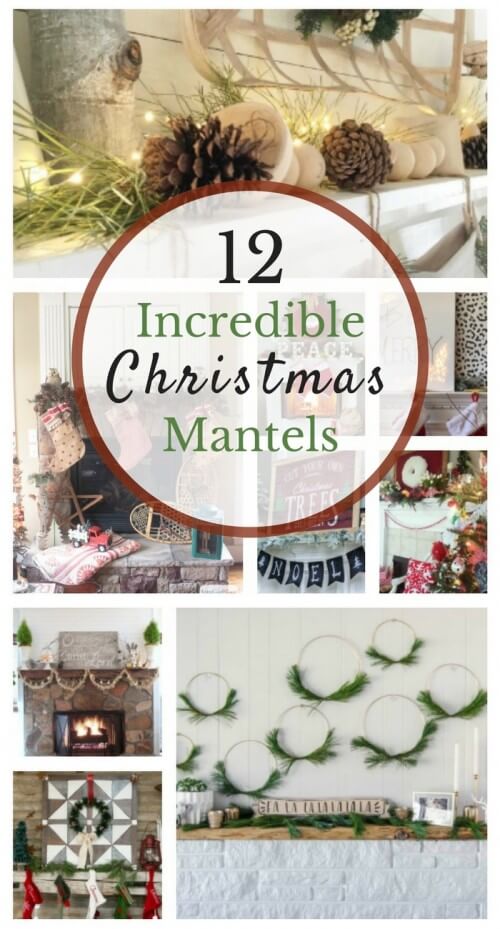 12 Days of Gorgeous Christmas Mantels