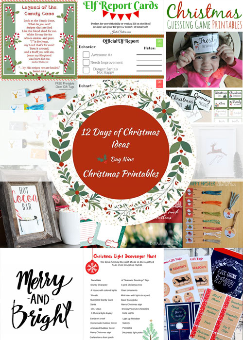 Prevent holiday overwhelm easily is by utilizing free Christmas printables. This round up will have you covered from holiday parties to kids’ games. 