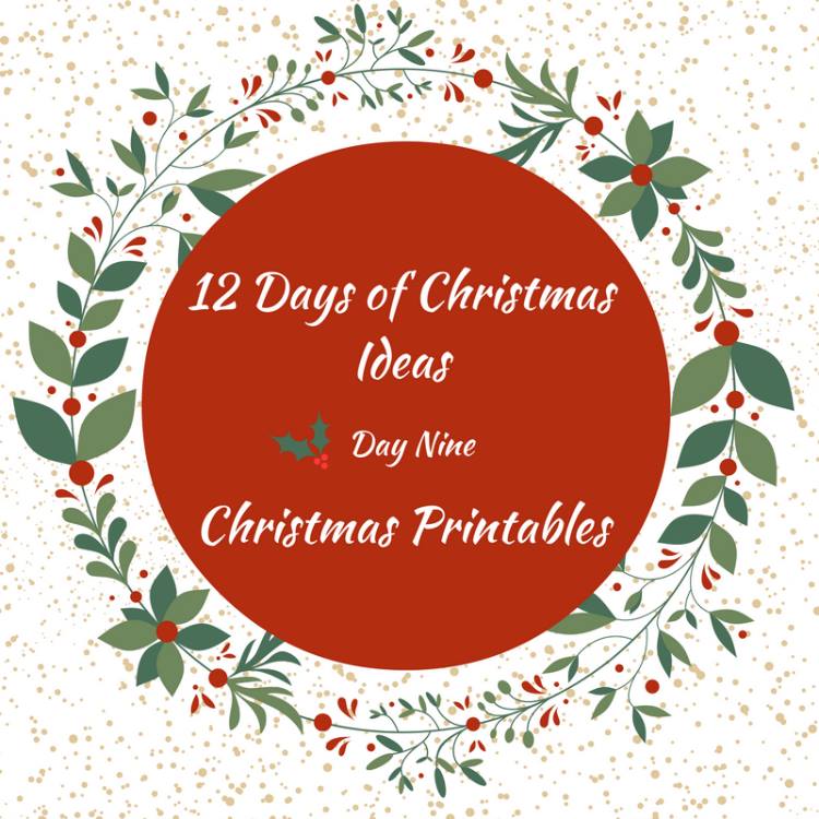 12 Days of Awesome Christmas Printables