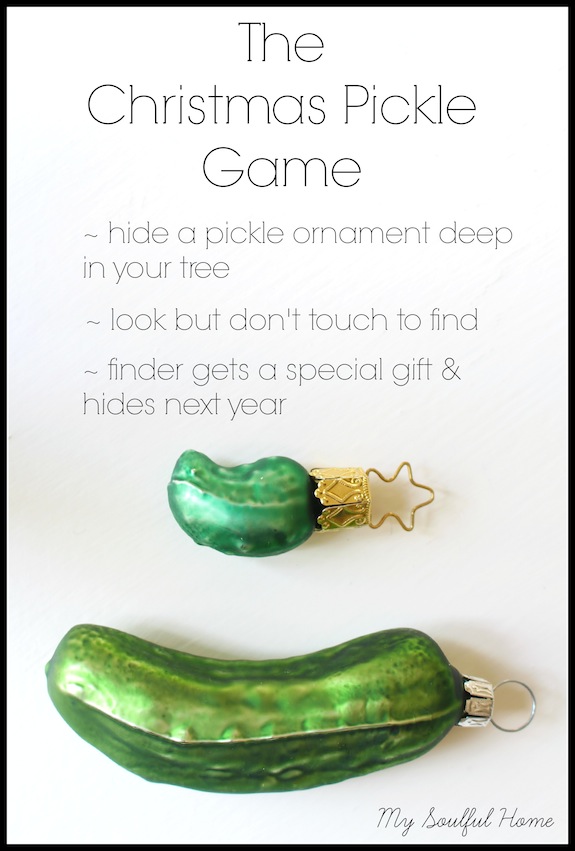 - C'mon Get Crafty christmas-pickle-game-my-soulful-home