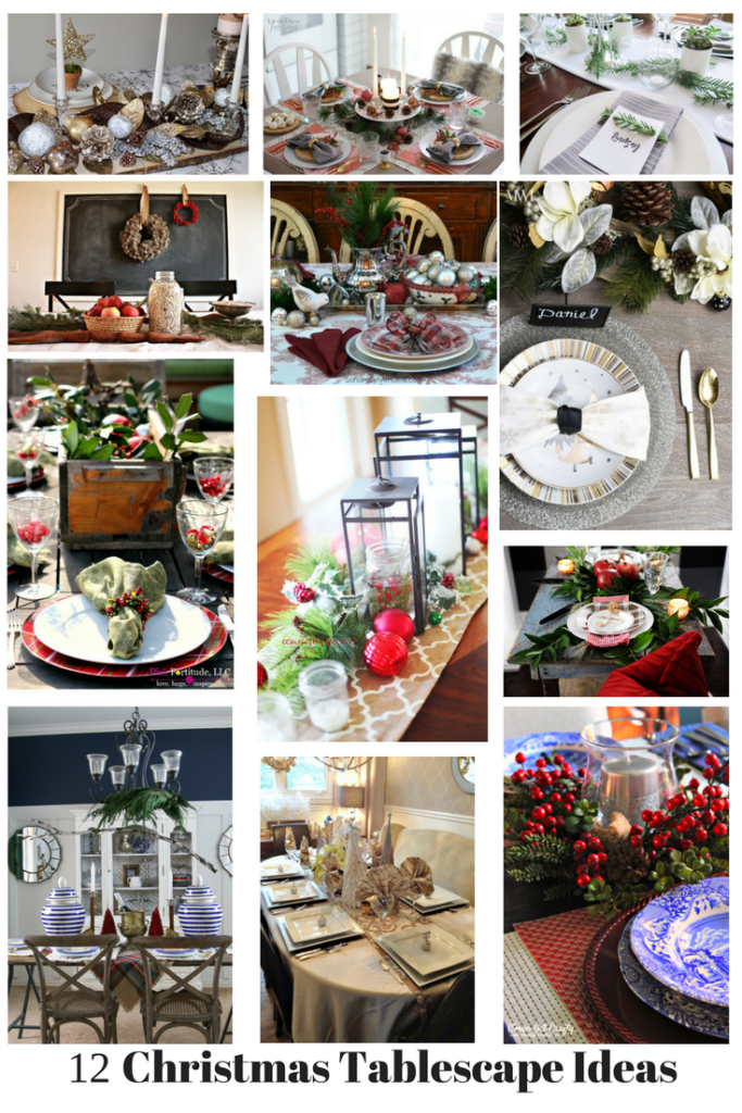 12 Christmas Tablescape Ideas